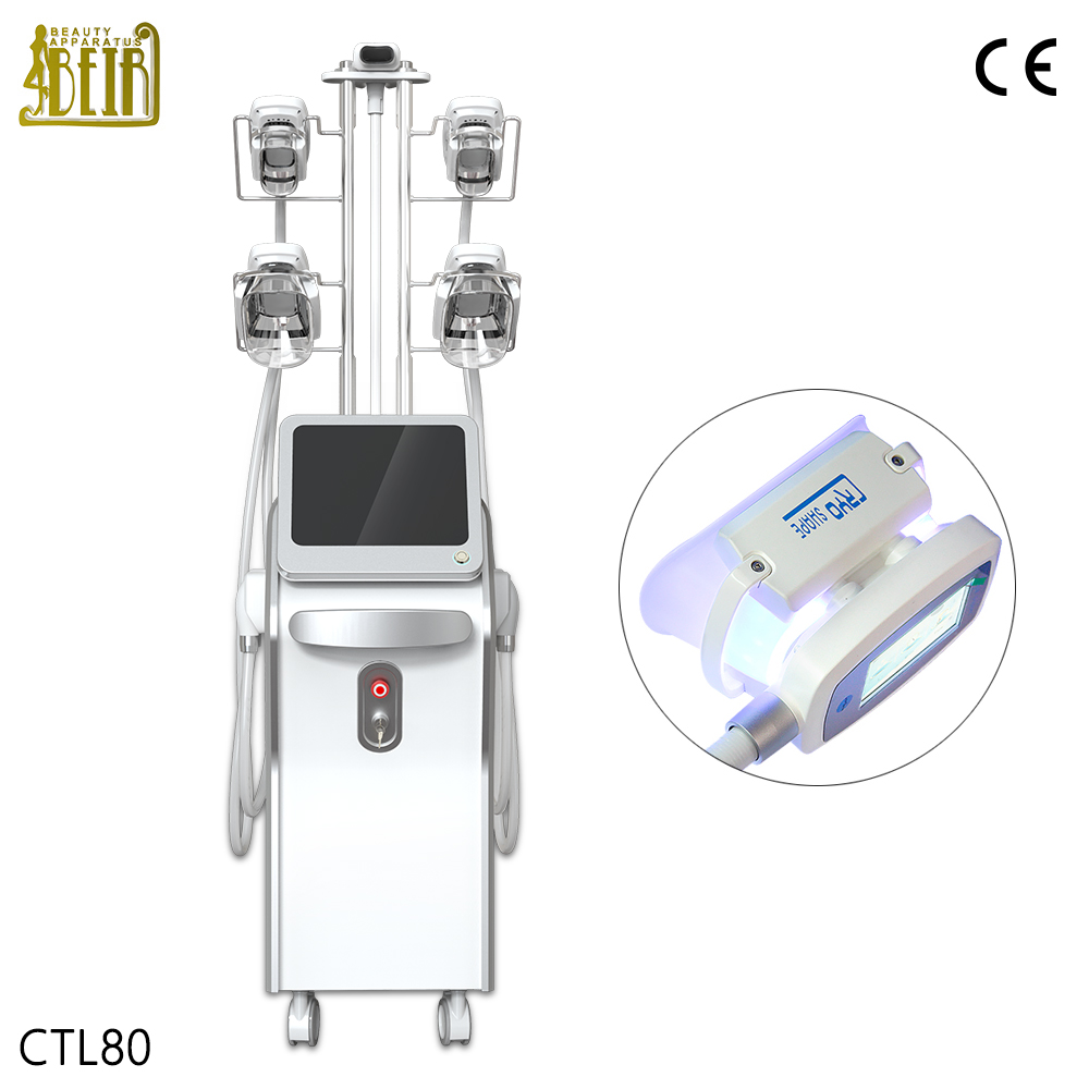 Professional Cool technology fat freezing cryolipolysis machine with 5 handles