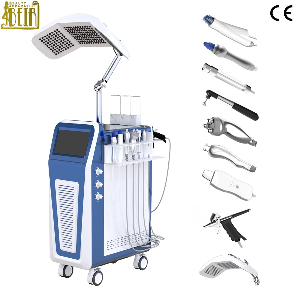 9 in 1 multifunction high jet peel deep cleaning Facial lifing beauty machine