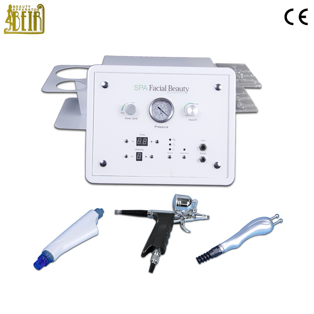 4 handles diamond mabrasion removal puffiness facial machine