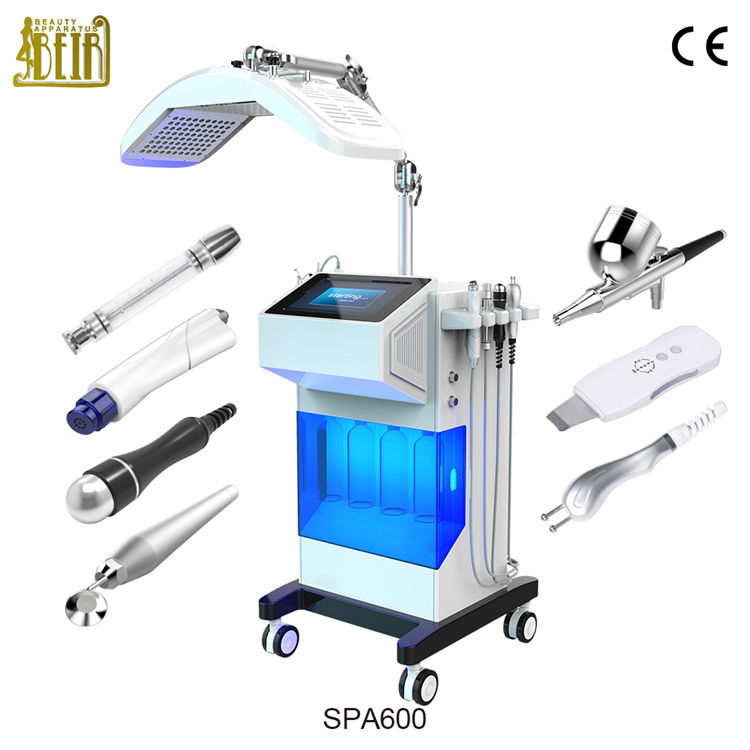 the left of 8 in 1 face care machine