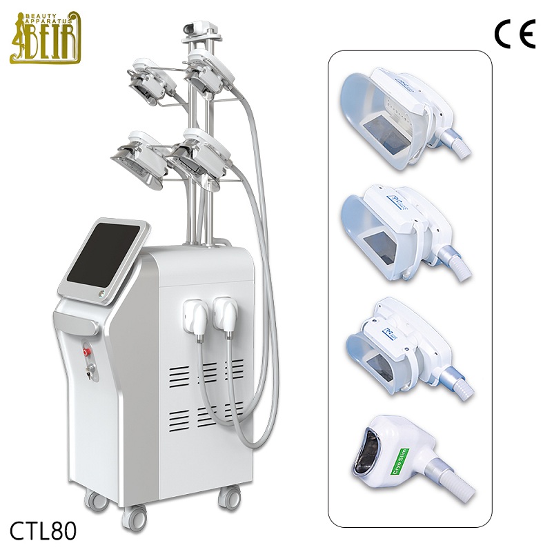 5 handles cryolipolysis body slimming fat freezing machine