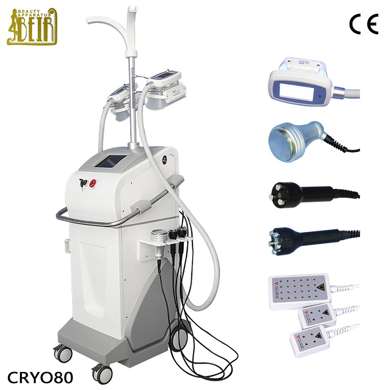 Fat freezing cryolipolysis machine lipolaser cavitation  RF