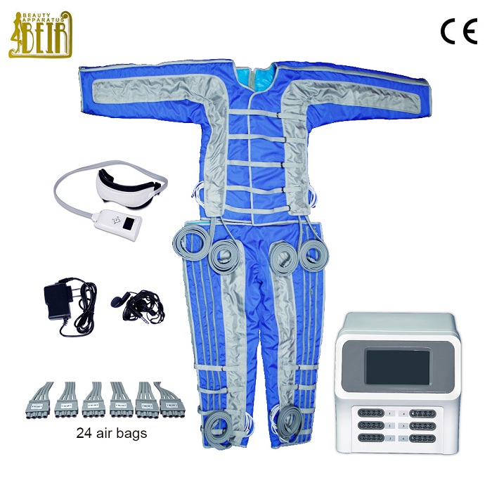 Factory price infrared pressotherapy 24 cells  for Lymphatic Drainage