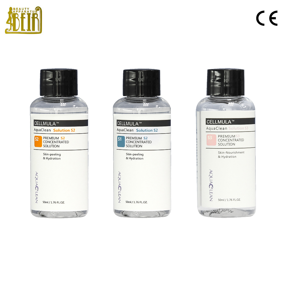 Beauty Small Bubble Solution 3 bottles For Hydro Machine All skin types