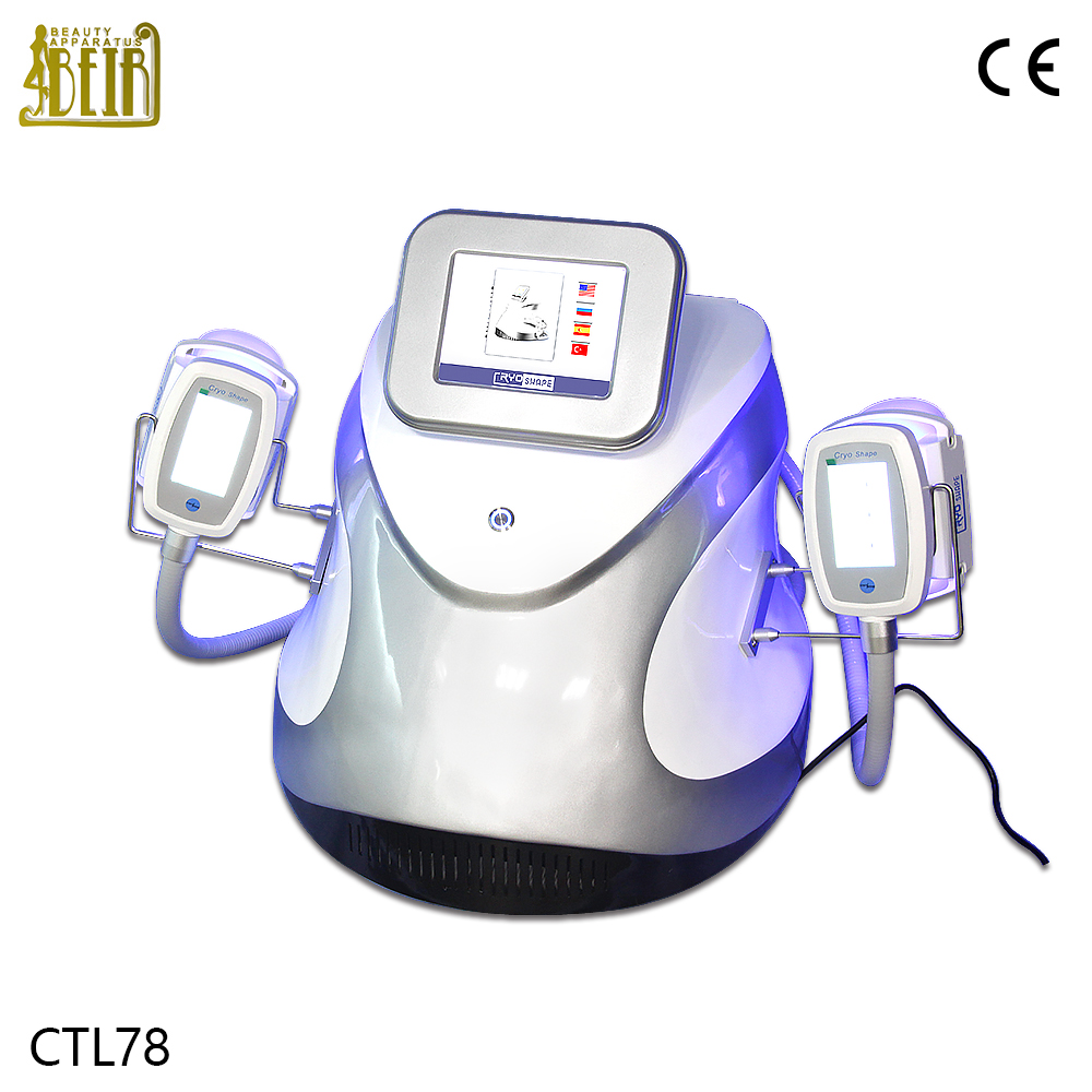 Factory price cryolipolysis machine with 2 cryo handles