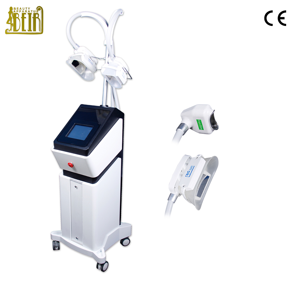 Cold cryo weight loss machine 2 Handles Work Together