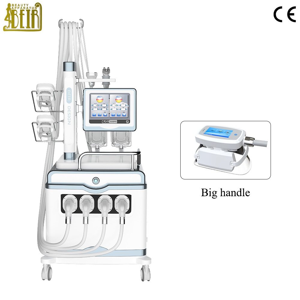 7IN1 Multifunctional criolipolisis shock wave Rf cavitation slimming machine