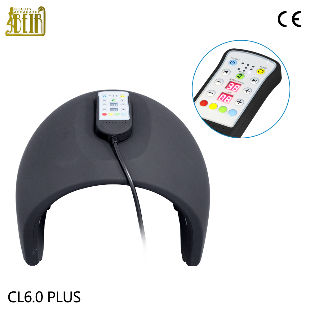 4 Colors Hot Compress Spectrometer Facial Machine With Music