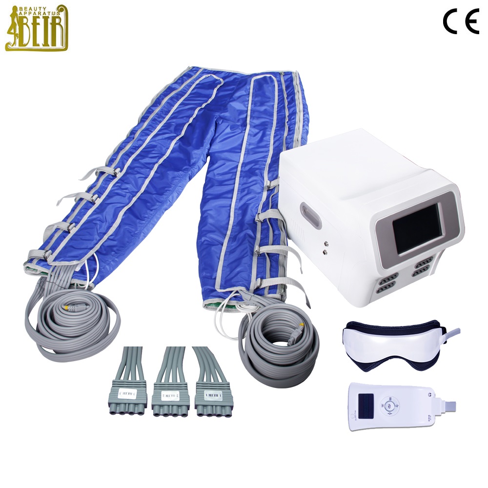 24 air bags body slimming infrared pressotherapy blood circulation massager