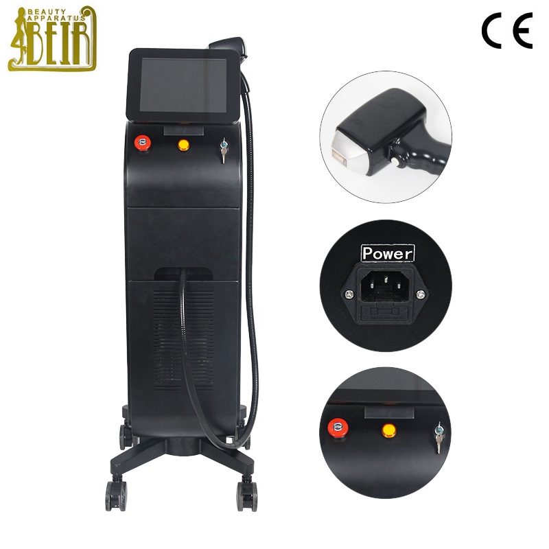 12 inch touch screen Hair Removal Equipment 600w handle with 10 bars